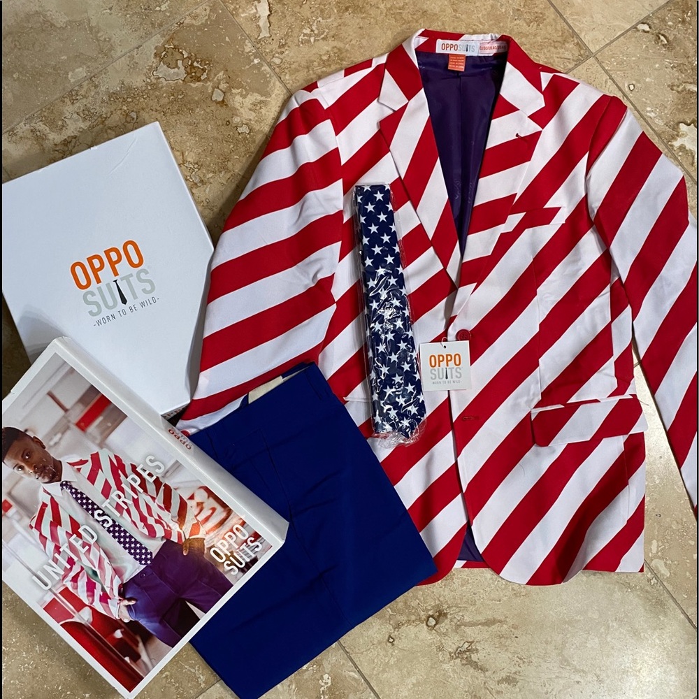 OPPOSUITS United Stripes Holiday Suit 40